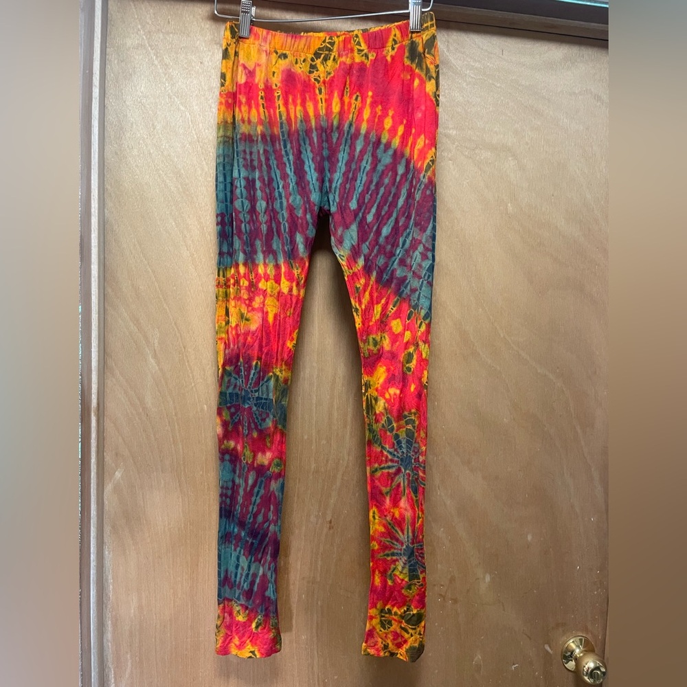 Hand Dyed Tie Dye Leggings (o/s)